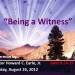 Being a Witness