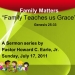Family Teaches us Grace
