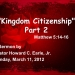 Kingdom Citizenship Part 2