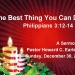 The Best Thing You Can Do