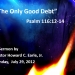 The Only Good Debt