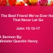 The Best Friend - Never Let Go