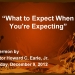 What to Expect When You’re Expecting