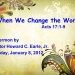 When We Change The World