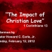 The Impact of Christian Love