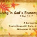 Living in God’s Economy