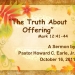 The Truth About Offering
