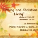 Tithing and Christian Living